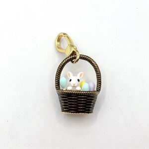 Juicy Couture bunny in basket charm